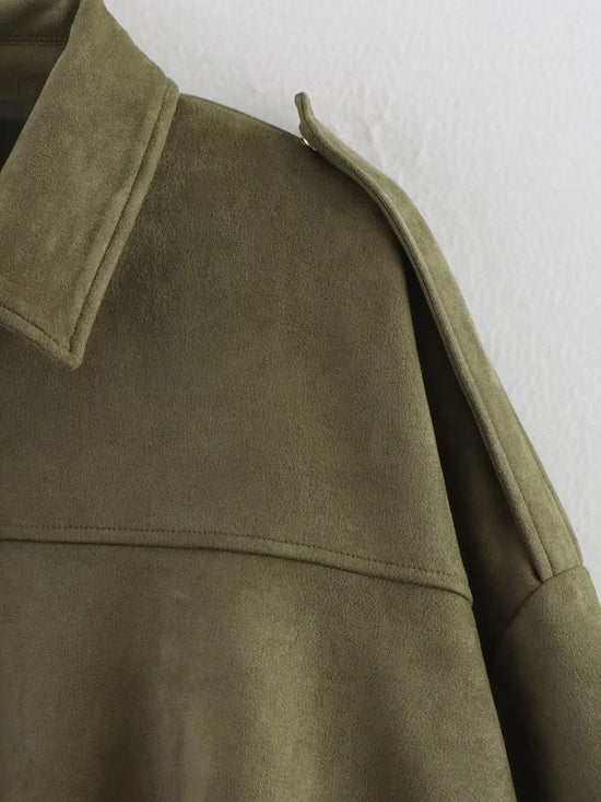 Giacca Bomber Oversize  Donna Stile Vintage – Giubbotto Elegante e Morbido per Occasioni Speciali
