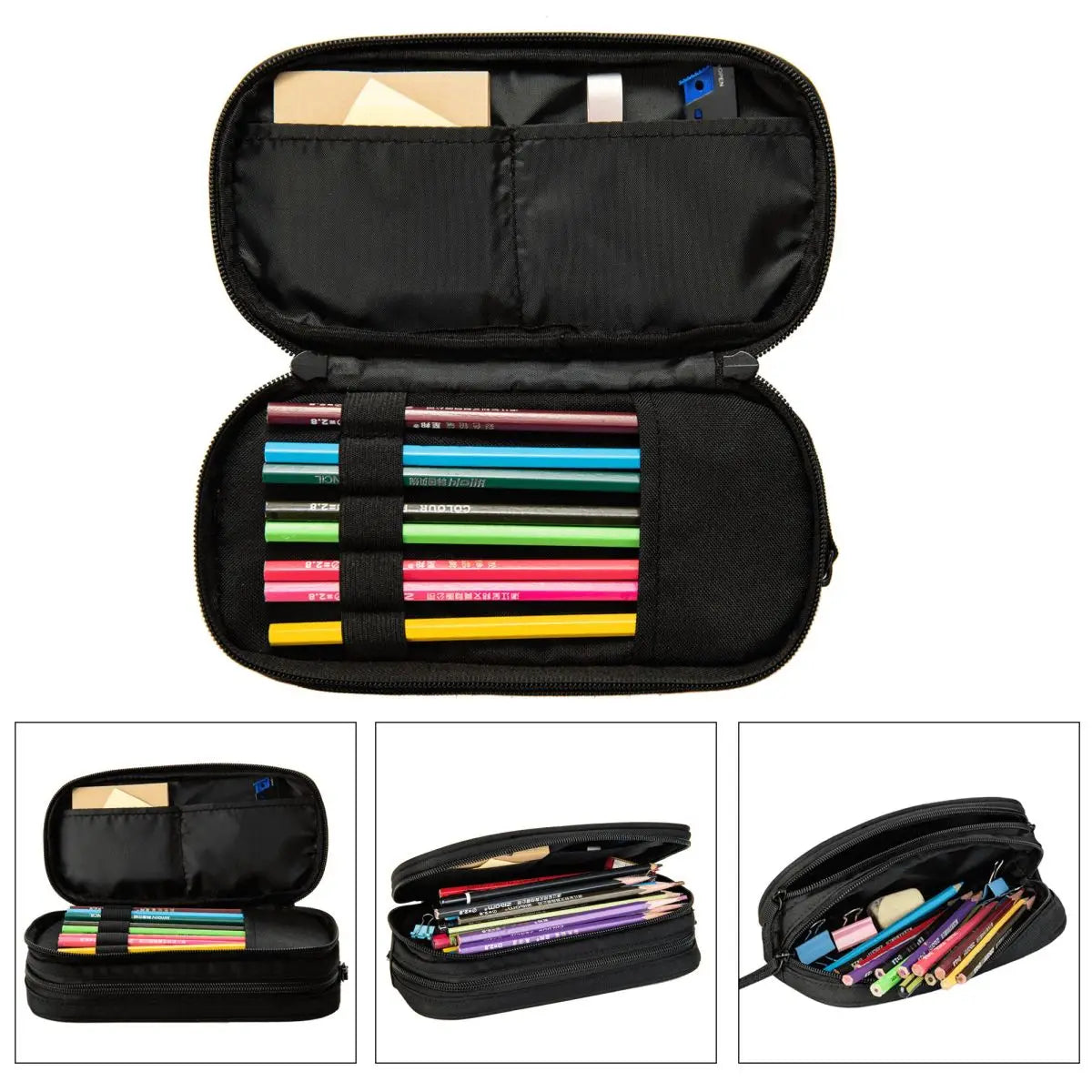 Meme 6 7 Six Seven Italian Steal A Brainrot 67 Pencil Case Canvas Pencil Box Child Vintage College School Pencil Cases Supplies