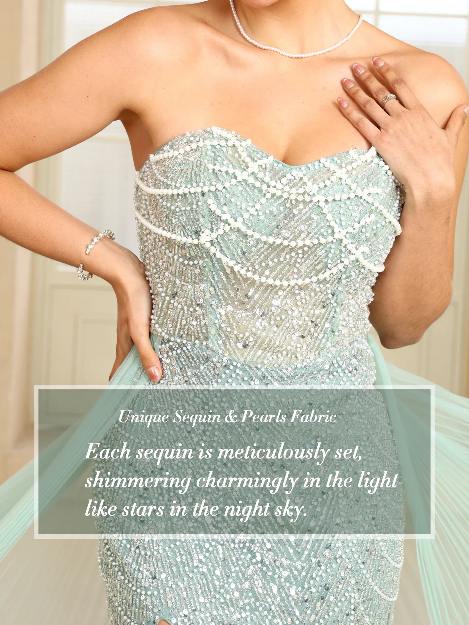 Abito Lungo Elegante con Spacco Alto – Vestito da Cerimonia e Gala