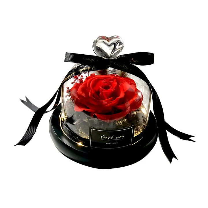 Rosa Eterna LED in Cupola di Vetro – Regalo Romantico San Valentino & Anniversari