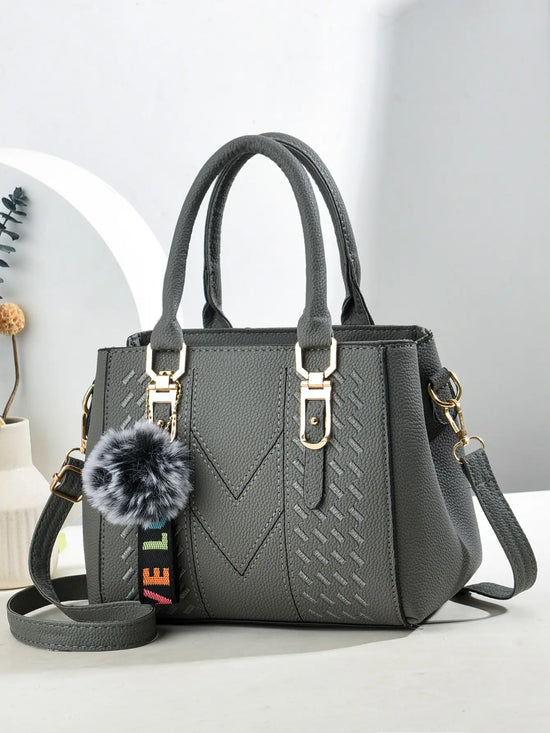Borsa donna capiente ricamata 2025 – crossbody grande capacity con ricami floreali, borsa da spalla per uso quotidiano elegante