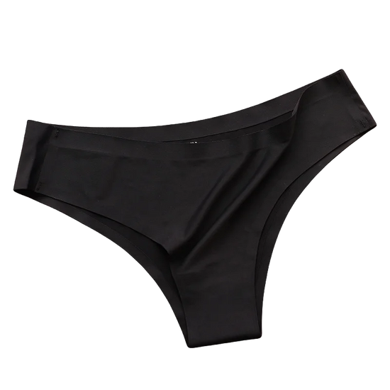 Set 4 pezzi mutandine donna seamless in ice silk – vita bassa G-string ultra sottile comfort quotidiano