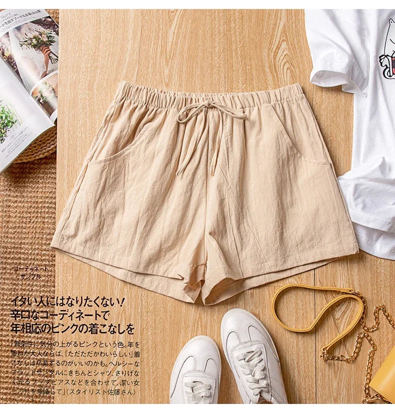 Shorts Donna Vita Elastica con Fiocco – Pantaloncini Casual Sportivi