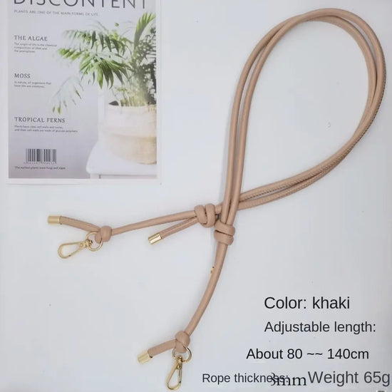Tracolla in pelle regolabile per borsa fai da te – Lunghezza 80–140 cm