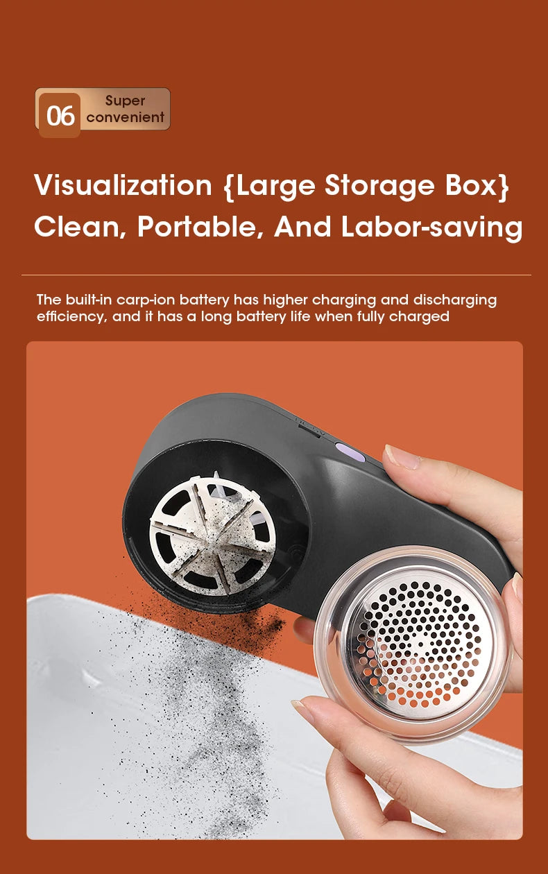 Rimuovi Pelucchi Elettrico per Vestiti – Levapelucchi USB Digitale Ricaricabile