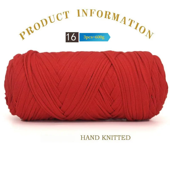 Set 3 gomitoli cloth yarn tessuto – filo intrecciato spesso per borse, tappeti, uncinetto e fai-da-te 2025