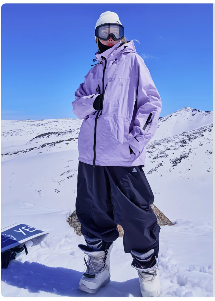 Completo sci e snowboard unisex con giacca e pantaloni