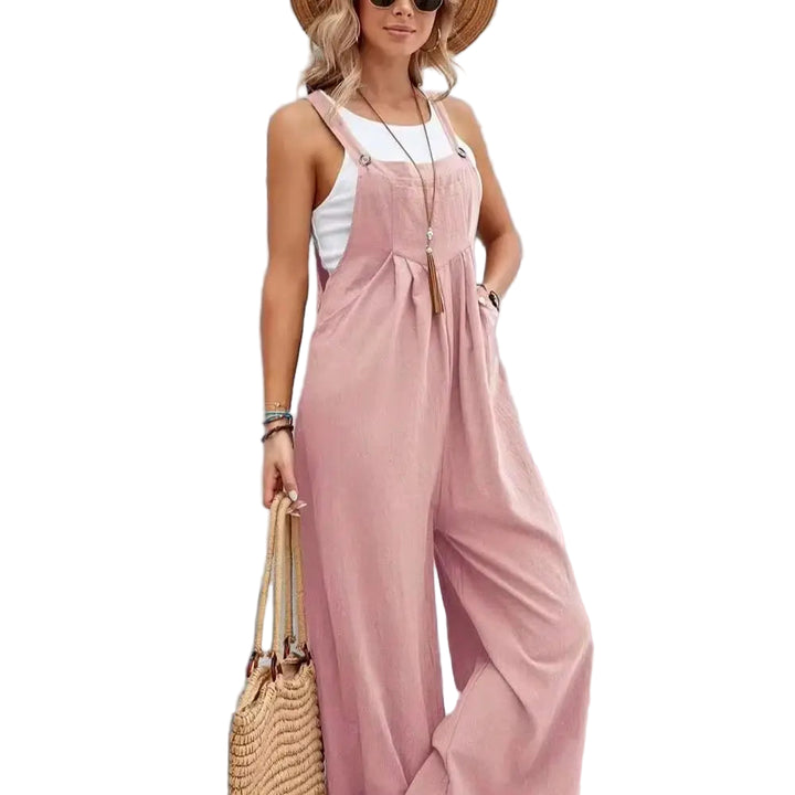 Salopette donna larga a gamba ampia – oversize casual elegante