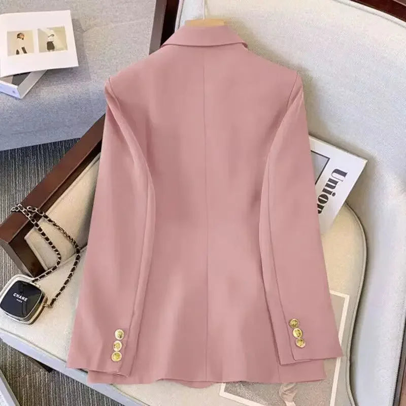 Tailleur donna loose fit 2025 ‒ giacca elegante effetto snellente stile western, manica lunga casual, abbigliamento