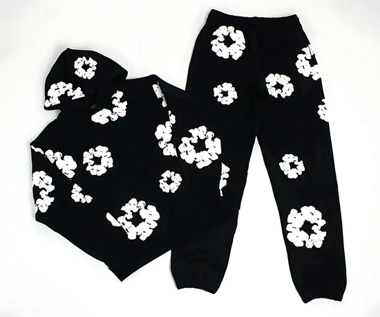 Set felpa con cappuccio e pantaloni unisex 2025 – Stampa 3D casual, morbido e confortevole, ideale per primavera e autunno
