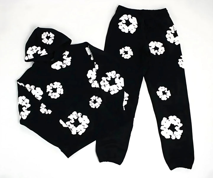 Set felpa con cappuccio e pantaloni unisex 2025 – Stampa 3D casual, morbido e confortevole, ideale per primavera e autunno