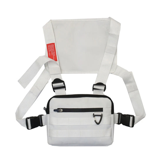 Chest bag unisex in Oxford – marsupio a pettorina streetwear, zip e design versatile