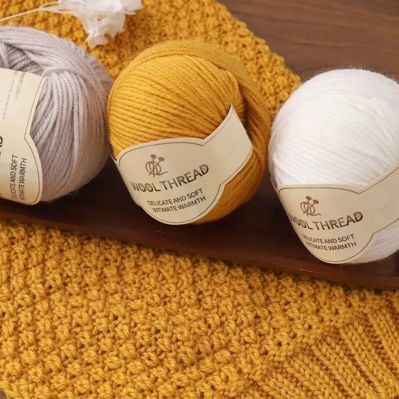 Set 10 Gomitoli Lana– 500 g Filato Medio-Spesso per Maglieria e Uncinetto