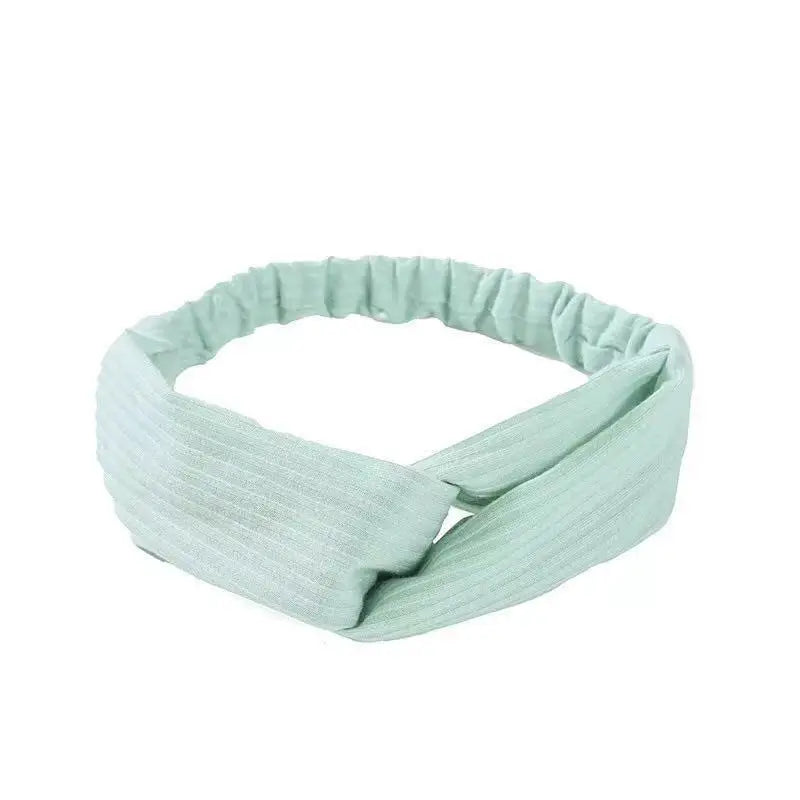 Fascia Capelli Boho Donna – Turbante Elastico con Nodo