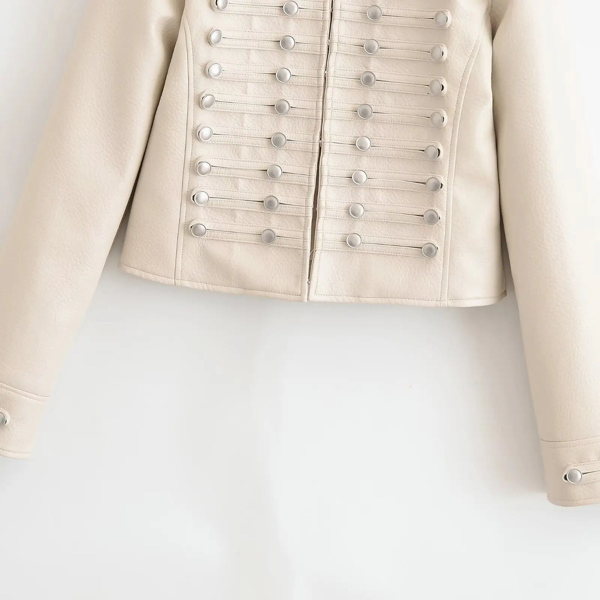 Giacca Cropped Donna con Bottoni e Fit Slim - immagine 19