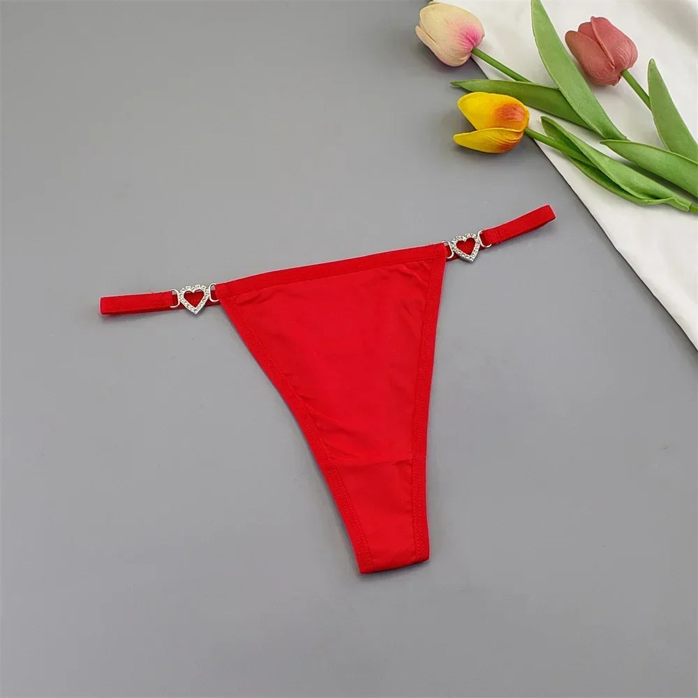 Set 3 Perizomi Sexy con Fibbia Strass – Effetto Ghiaccio, Invisibili, Ultra Comfort