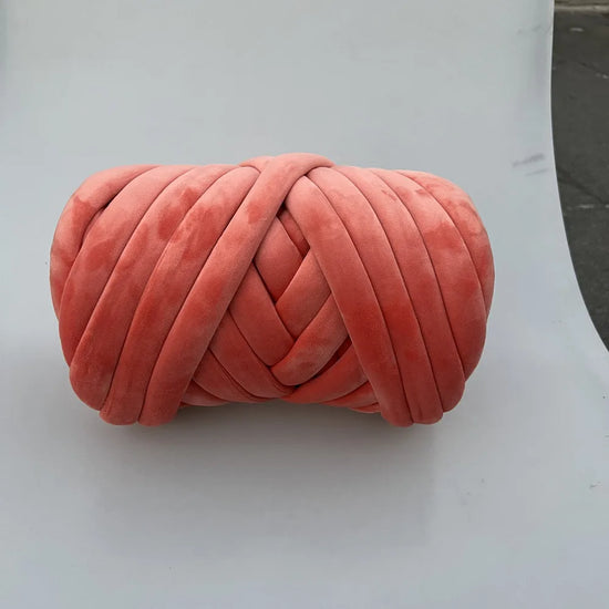 Filato marshmallow super chunky velluto 1 kg – “super velvet” grosso per coperte gigantissime, progetti fai-da-te morbidi