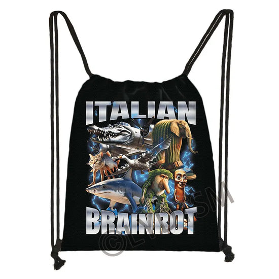 Zaino Brr Brr Patapim | Character meme Italian Brainrot da collezione