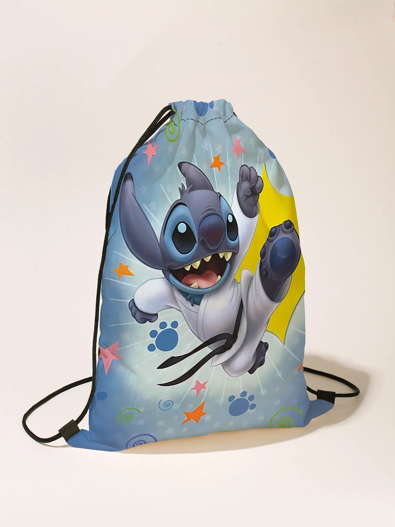 Sacca con coulisse Disney Stitch – zainetto impermeabile leggero per sport, scuola, viaggi e bomboniere