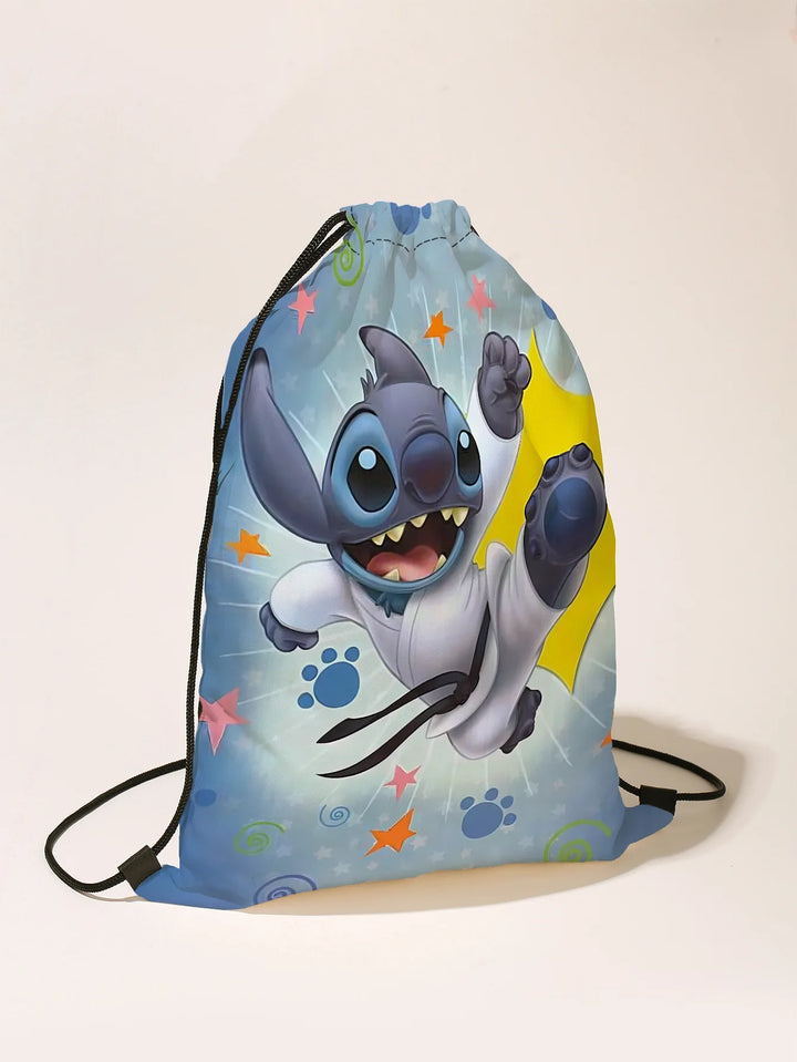 Sacca con coulisse Disney Stitch – zainetto impermeabile leggero per sport, scuola, viaggi e bomboniere