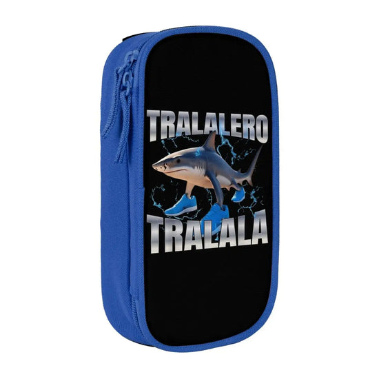 Astuccio Tralalero Tralala – Pencil Case Shark Meme Italian Brainrot, Divertente e Virale
