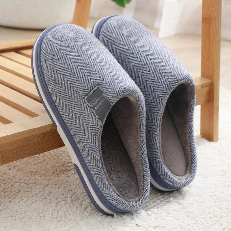 Ciabatte indoor unisex 2025 – suola alta in cotone, antiscivolo, pelose e super calde