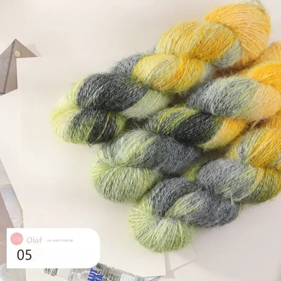 Filato Lana Multicolore Sfumato – Gomitolo Gradient per Maglieria e Uncinetto