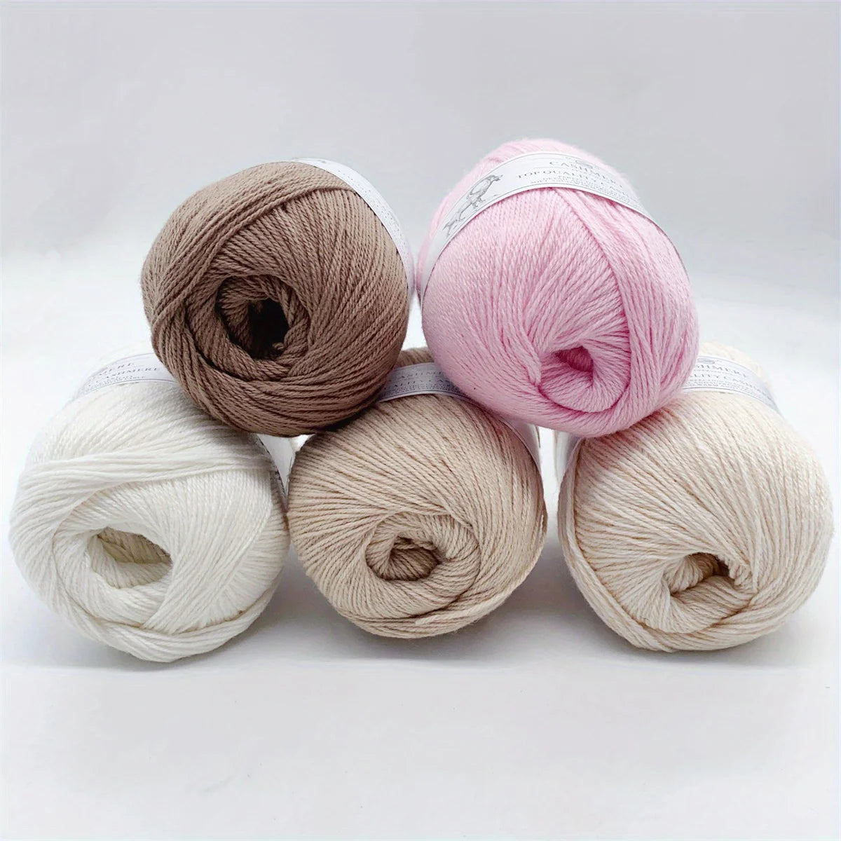 Set 6 gomitoli filo cashmere donna – Lana alta qualità per maglioni, sciarpe, cappelli e progetti fai-da-te