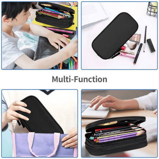 Meme 6 7 Six Seven Italian Steal A Brainrot 67 Pencil Case Canvas Pencil Box Child Vintage College School Pencil Cases Supplies