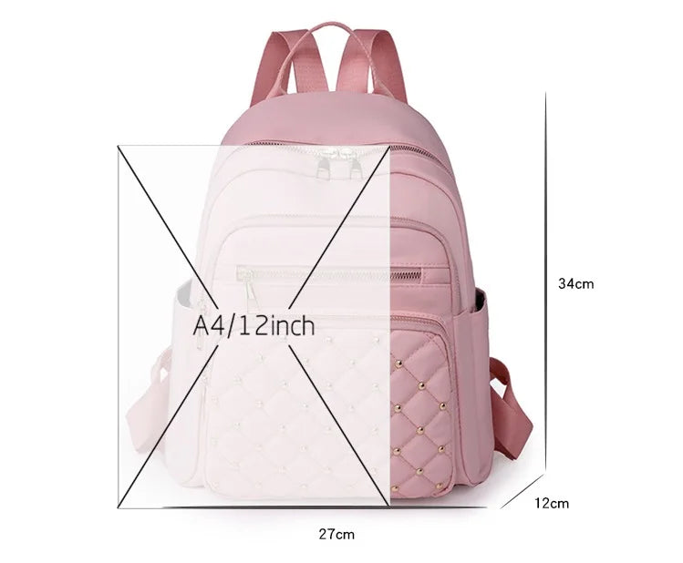 Zaino da viaggio Stitch con doppia tracolla – grande capacità, stile schoolbag impermeabile e trendy
