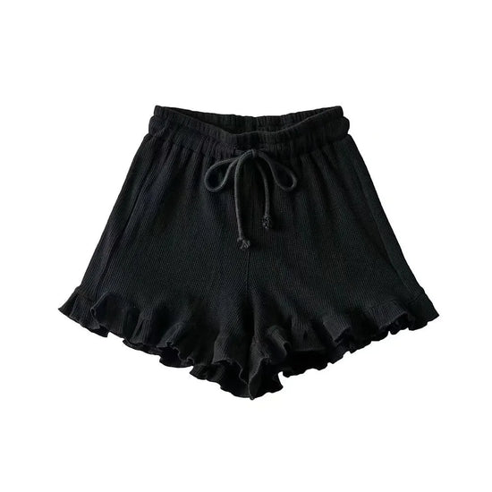 Shorts Donna Vita Alta con Coulisse – Pantaloncini Loose Estivi