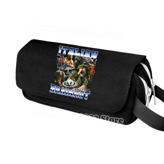 Astuccio Italian Brainrot Astuccio scuola| Idee regalo divertenti per studenti e ufficio