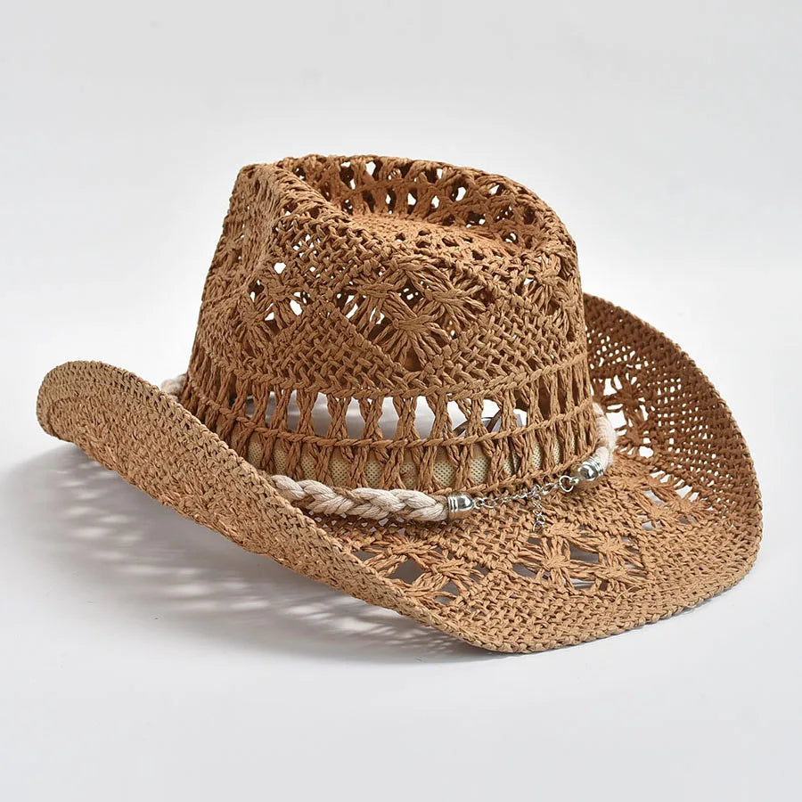 Cappello di Paglia Donna con Conchiglie – Stile Estate e Mare