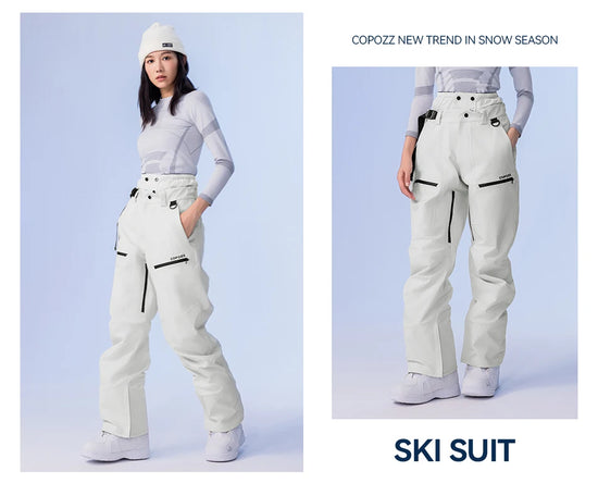 Pantaloni da sci unisex 3L impermeabili e antivento 2025 – snow-pants tecnico da snowboard e montagna