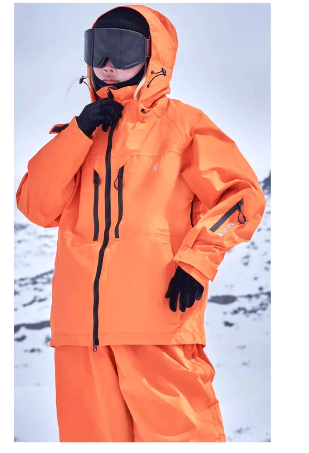 Completo sci e snowboard unisex con giacca e pantaloni