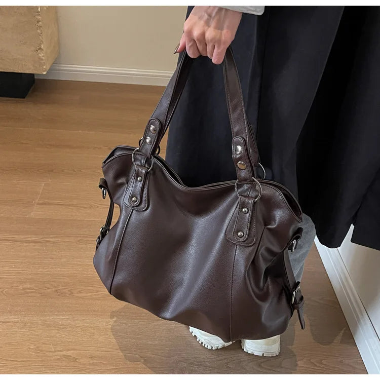 Soft Interior Compartment Shoulder Bags 2025 High Quality Contrasting Colors Bags for Women Fashion Zipper Pu Women's Handbags