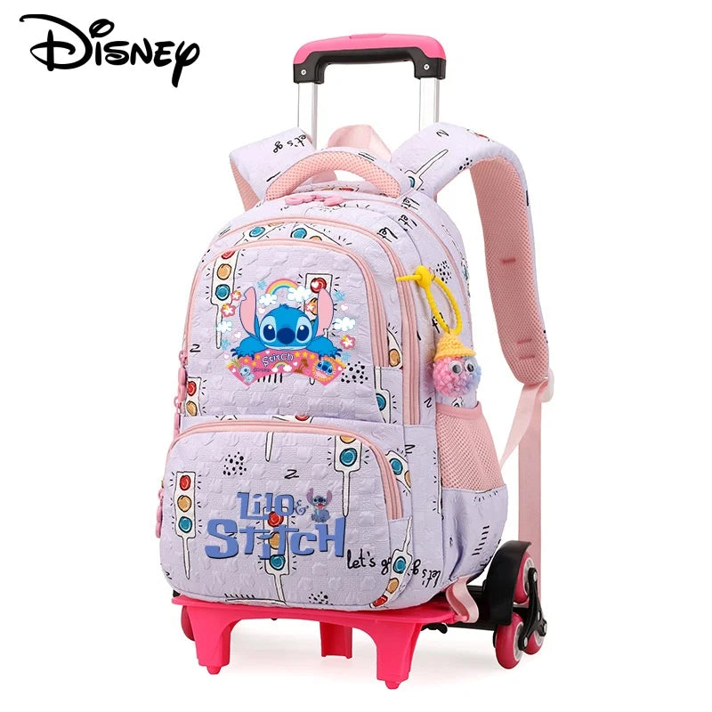 Zaino trolley Stitch 2-in-1 Disney 2025 – grande capacità, torretta, impermeabile e per laptop