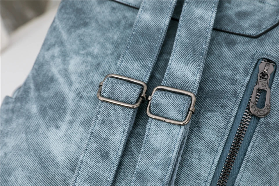 Zaino donna grande capacità in pelle simil-cuoio – daypack fashion da viaggio e scuola, backpack solid colour per ragazze