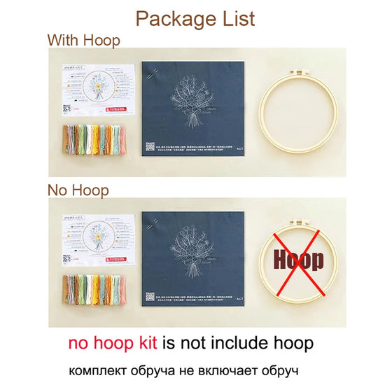 Kit Ricamo Gatto e Fiori – Set DIY Punto Croce per Principianti