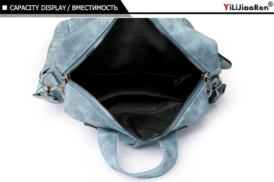 Zaino donna grande capacità in pelle simil-cuoio – daypack fashion da viaggio e scuola, backpack solid colour per ragazze