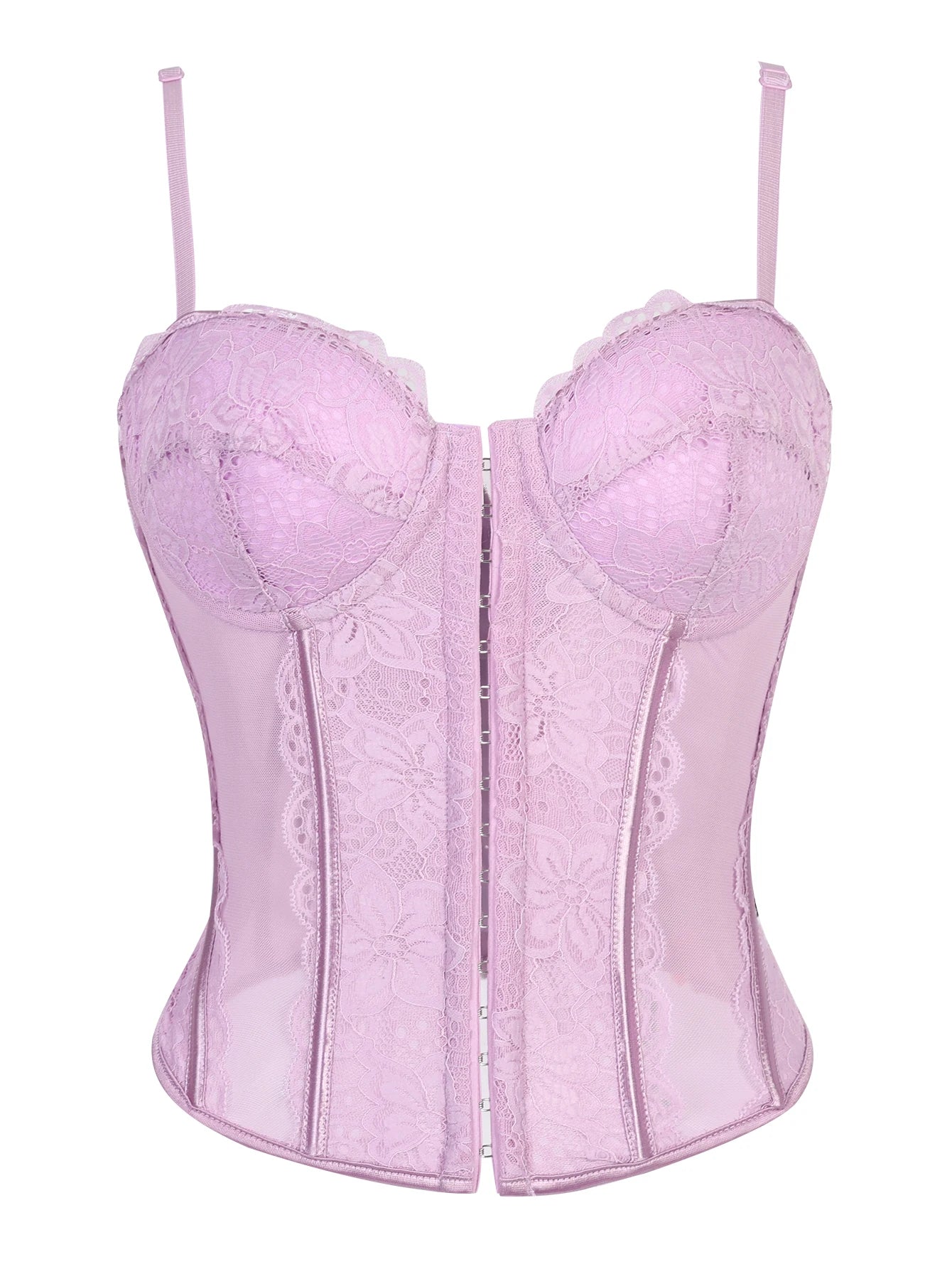 Corsetto Halter in Pizzo – Top Sexy Push Up Donna