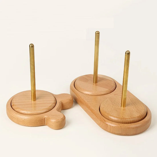 Supporto per filato 4 misure – Stand per bobine / gomitoli, strumento utile per maglia / uncinetto e organizzazione del filo