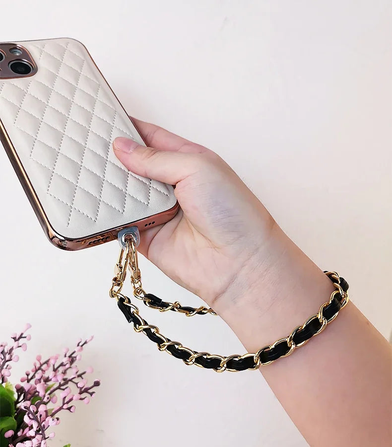 Laccetto corto e portatile con clip – Laccetto da polso anti-smarrimento universale per custodie di telefoni e accessori