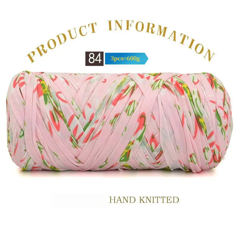 Set 3 gomitoli cloth yarn tessuto – filo intrecciato spesso per borse, tappeti, uncinetto e fai-da-te 2025