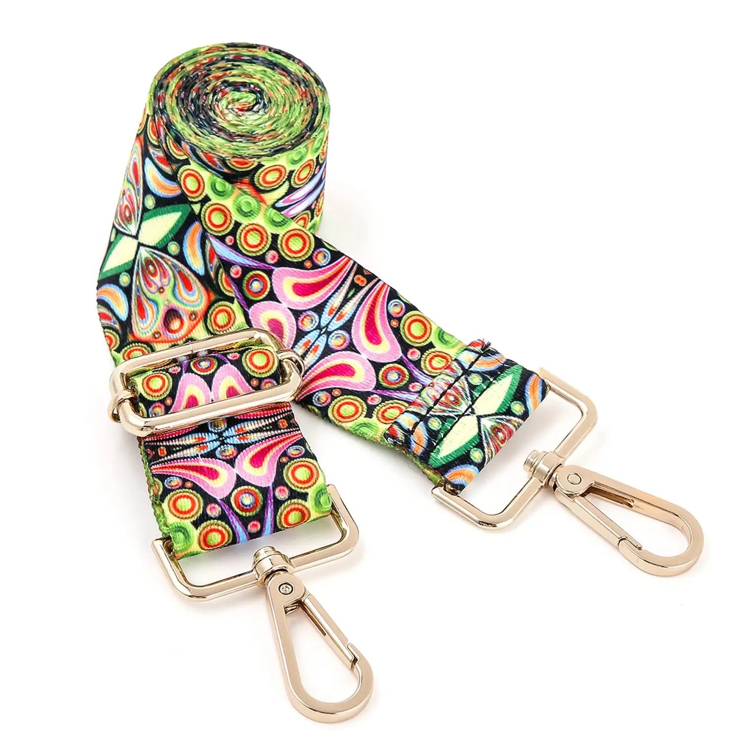 Tracolla borsa regolabile stile “guitar strap” 2025 – cinghia staccabile stampata, originale crossbody / shoulder strap