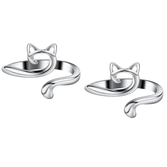 Set 2 ring guida filo regolabili per uncinetto/maglia – anello regolabile finger yarn guide / thimble per tensione costante