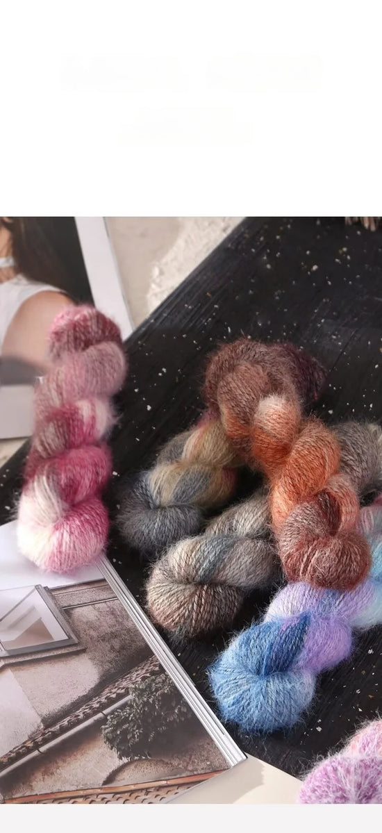Filato Lana Multicolore Sfumato – Gomitolo Gradient per Maglieria e Uncinetto