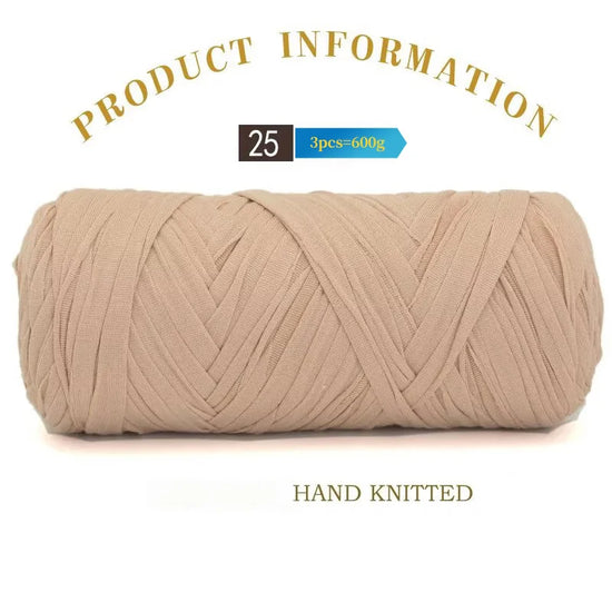 Set 3 gomitoli cloth yarn tessuto – filo intrecciato spesso per borse, tappeti, uncinetto e fai-da-te 2025