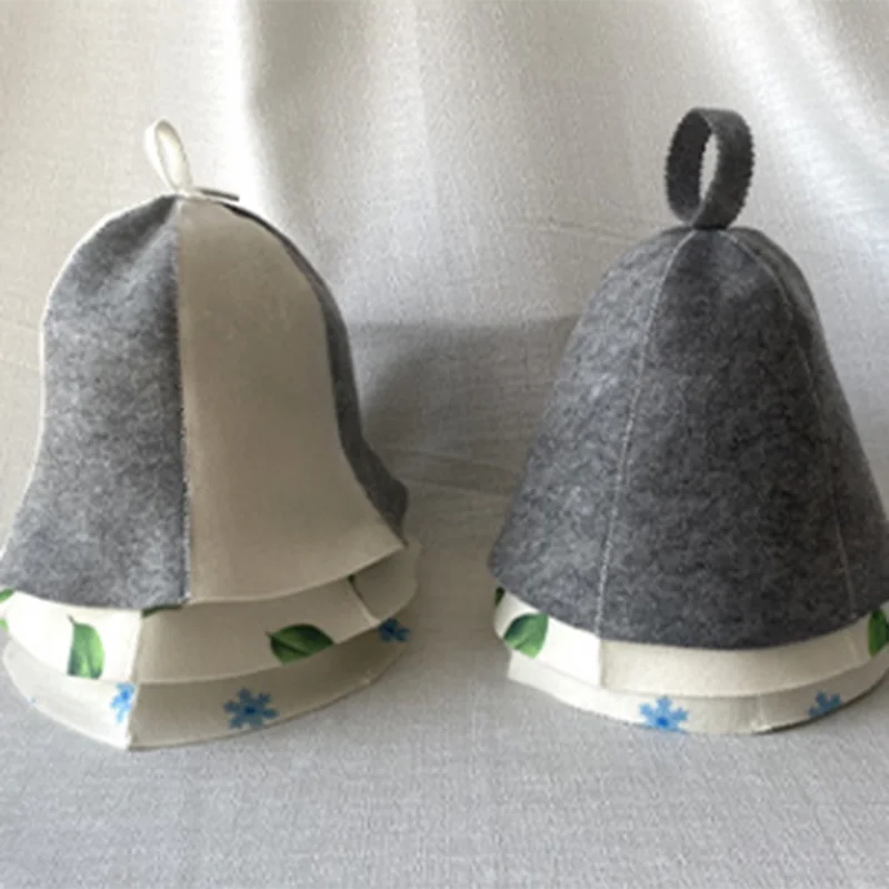 Cappello Sauna Sauna Hat in Feltro Anti-Calore Stile Russo | Protezione Testa