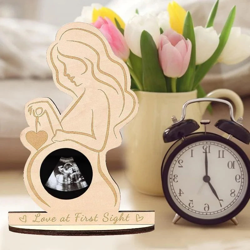 Baby Ultrasound Photo Frame Baby Sonogram Frame Christmas Thanksgiving New Year Valentine's Day Gift to Expectant Mother Wife